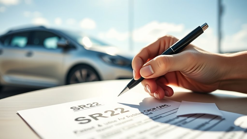 filing sr22 after dui