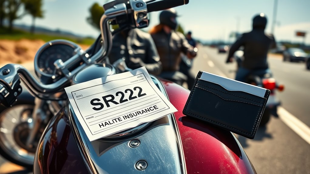 motorcycle riders require sr22