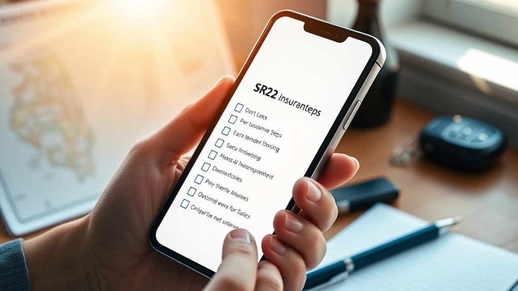 sr 22 insurance requirements illinois